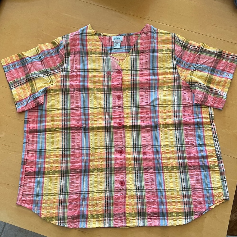 Only Necessities Button Down Shirt. Size: B8.